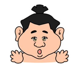 Sumo wrestler,chubby-san sticker #9177722