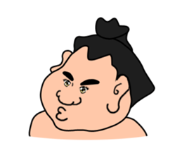 Sumo wrestler,chubby-san sticker #9177723