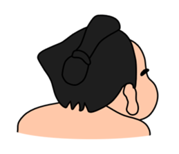 Sumo wrestler,chubby-san sticker #9177725