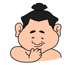 Sumo wrestler,chubby-san sticker #9177726