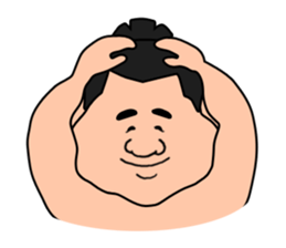 Sumo wrestler,chubby-san sticker #9177727