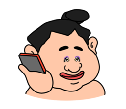 Sumo wrestler,chubby-san sticker #9177728