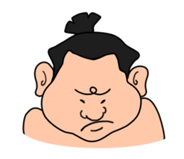 Sumo wrestler,chubby-san sticker #9177730