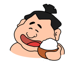 Sumo wrestler,chubby-san sticker #9177732