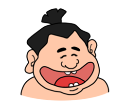 Sumo wrestler,chubby-san sticker #9177733