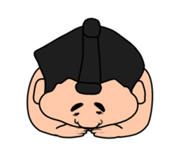 Sumo wrestler,chubby-san sticker #9177736