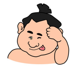 Sumo wrestler,chubby-san sticker #9177738