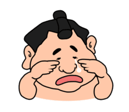 Sumo wrestler,chubby-san sticker #9177739