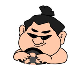 Sumo wrestler,chubby-san sticker #9177740