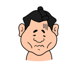 Sumo wrestler,chubby-san sticker #9177741