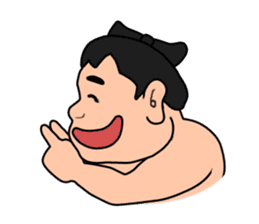 Sumo wrestler,chubby-san sticker #9177744