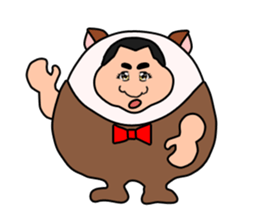 Sumo wrestler,chubby-san sticker #9177751