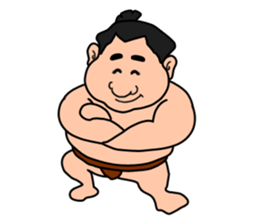 Sumo wrestler,chubby-san sticker #9177759