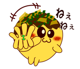 Sign language of an octopus pancake sticker #9178000