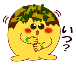 Sign language of an octopus pancake sticker #9178006