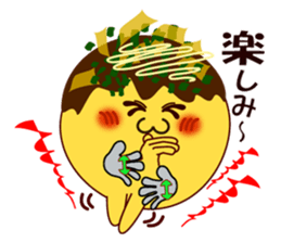 Sign language of an octopus pancake sticker #9178013