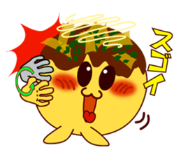 Sign language of an octopus pancake sticker #9178017