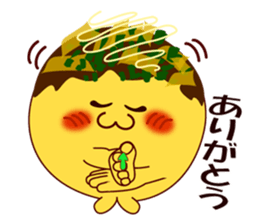 Sign language of an octopus pancake sticker #9178024