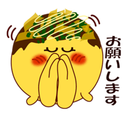 Sign language of an octopus pancake sticker #9178025