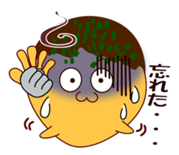 Sign language of an octopus pancake sticker #9178027