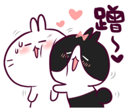 Bosstwo Rabbit lovers sticker #9178440