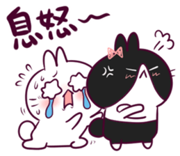 Bosstwo Rabbit lovers sticker #9178454