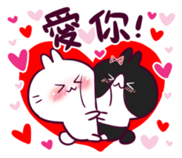 Bosstwo Rabbit lovers sticker #9178463