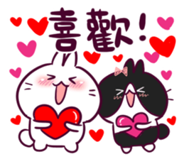 Bosstwo Rabbit lovers sticker #9178464