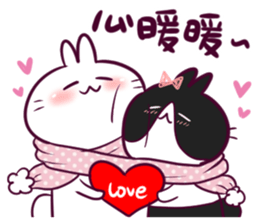 Bosstwo Rabbit lovers sticker #9178471