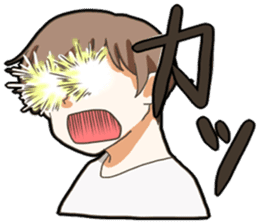 Mr.Yamada who would like to run away. sticker #9178592