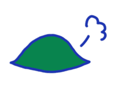 Aki and a turtle sticker #9179532