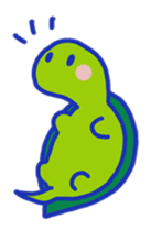 Aki and a turtle sticker #9179542
