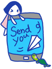 Aki and a turtle sticker #9179545