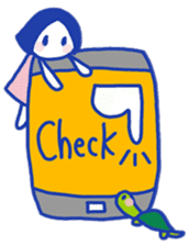 Aki and a turtle sticker #9179546