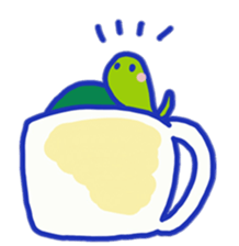 Aki and a turtle sticker #9179548