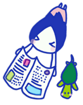 Aki and a turtle sticker #9179552