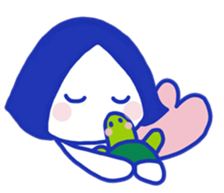 Aki and a turtle sticker #9179559