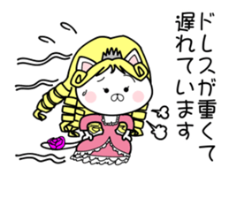 Queen style cat sticker #9179727