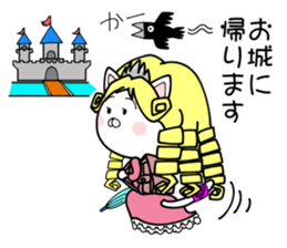 Queen style cat sticker #9179731