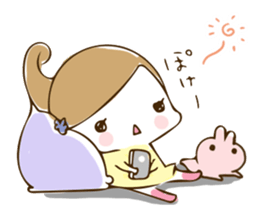 Girl by peco sticker #9179861