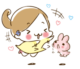 Girl by peco sticker #9179877