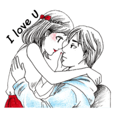 Doddle Couple in love sticker #9180114