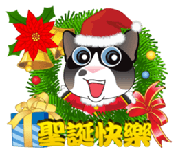 Snowshoe Cat Lumang -Let's Party!! sticker #9180840