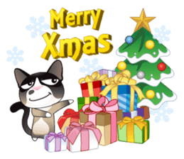 Snowshoe Cat Lumang -Let's Party!! sticker #9180849