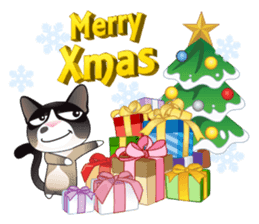 Snowshoe Cat Lumang -Let's Party!! sticker #9180849