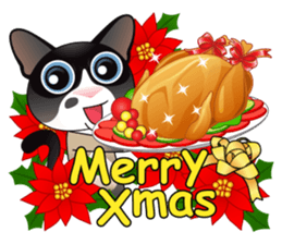 Snowshoe Cat Lumang -Let's Party!! sticker #9180861