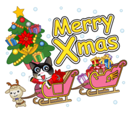 Snowshoe Cat Lumang -Let's Party!! sticker #9180865