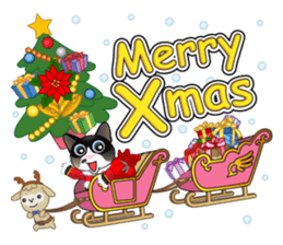 Snowshoe Cat Lumang -Let's Party!! sticker #9180865