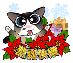 Snowshoe Cat Lumang -Let's Party!! sticker #9180868