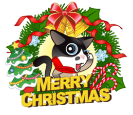 Snowshoe Cat Lumang -Let's Party!! sticker #9180872